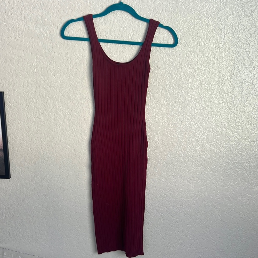 Gorgeous burgundy long dress- ideal for curvy queens 👑
